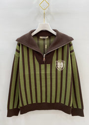 Pull Col Camionneur Rayé