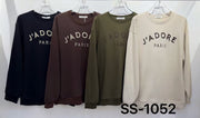 Sweat "J'ADORE PARIS" pour femme
