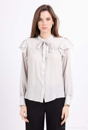 Chemise Femme Manches Longues Volantées