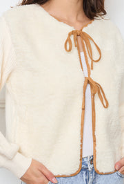 Gilet bi-matière à liens