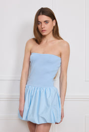 Robe bustier plissée femme