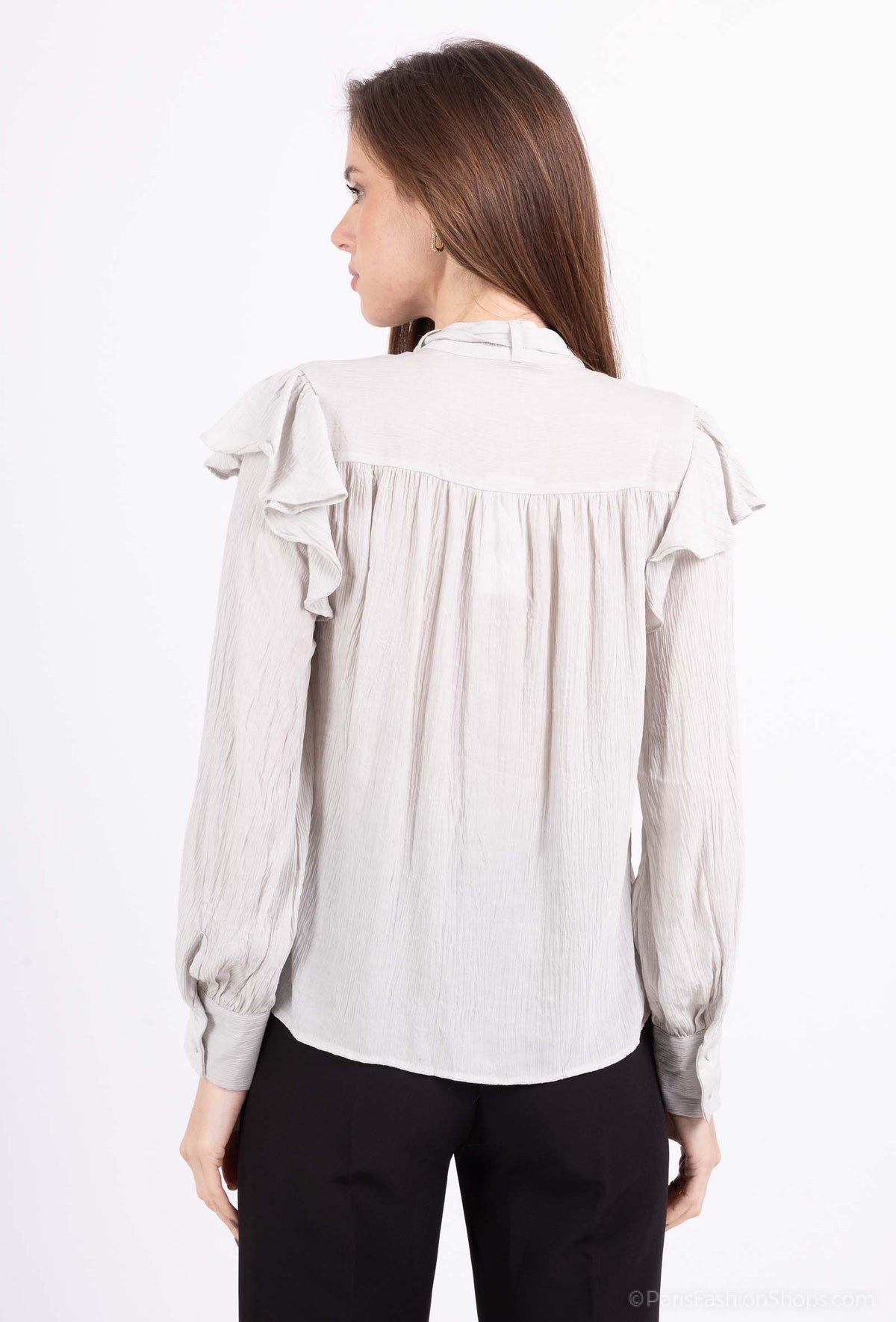 Chemise Femme Manches Longues Volantées