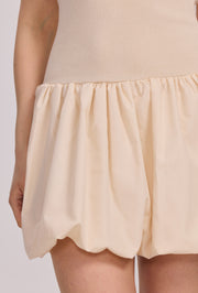 Robe bustier plissée femme