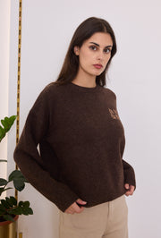 PULL EN MAILLE BRODÉ