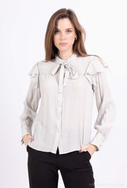 Chemise Femme Manches Longues Volantées
