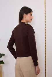 Gilet Style Officier Boutons Dorés