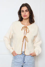 Gilet bi-matière à liens