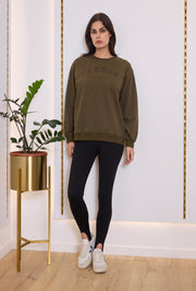 Sweat "J'ADORE PARIS" pour femme