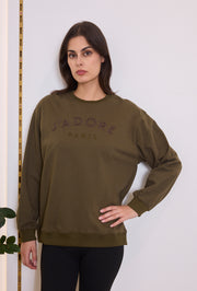 Sweat "J'ADORE PARIS" pour femme