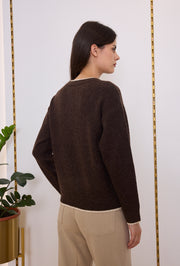 Pull maille imprimé Club Amour