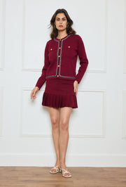 Gilet en maille style vintage