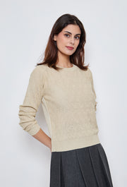 Pull maille ajourée losanges