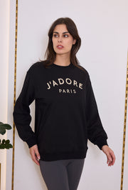 Sweat "J'ADORE PARIS" pour femme
