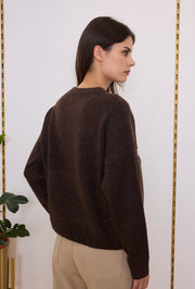 Pull maille inscription AMOUR CLUB