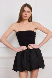 Robe bustier plissée femme