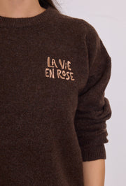 PULL EN MAILLE BRODÉ