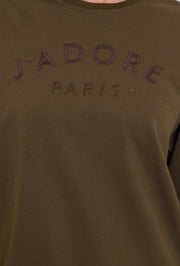 Sweat "J'ADORE PARIS" pour femme