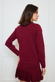 Gilet en maille style vintage