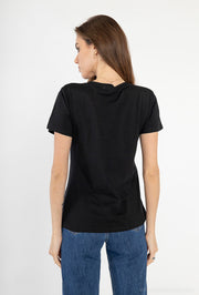 Tshirt coeur strassé