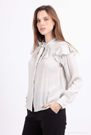 Chemise Femme Manches Longues Volantées