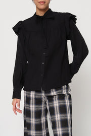 Chemise Femme Manches Longues Volantées