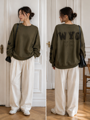 Sweat oversize style college