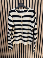 Pull rayé femme manches longues