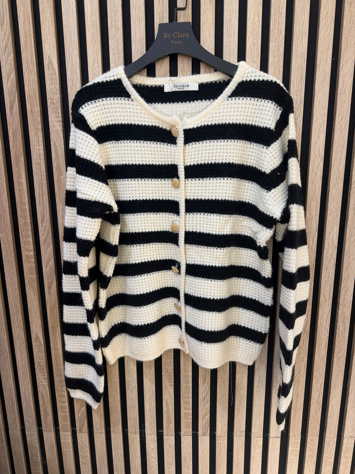 Pull rayé femme manches longues