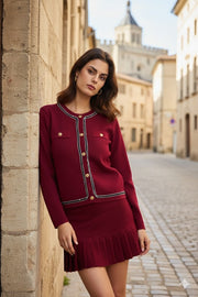 Gilet en maille style vintage