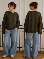Pull à strass femme