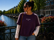 Pull femme superposition dentelle