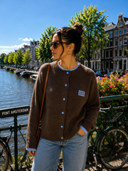 Gilet "Amor" détails contrastés