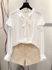 Chemise Femme Manches Longues Volantées