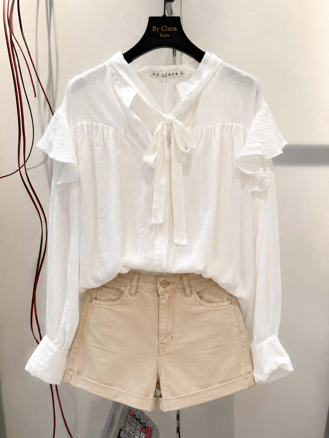 Chemise Femme Manches Longues Volantées