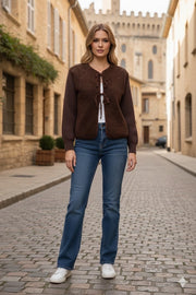 Gilet bi-matière à liens
