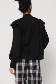 Chemise Femme Manches Longues Volantées