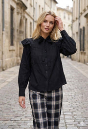 Chemise Femme Manches Longues Volantées