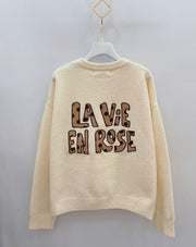 PULL EN MAILLE BRODÉ