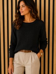 Pull maille ajourée losanges