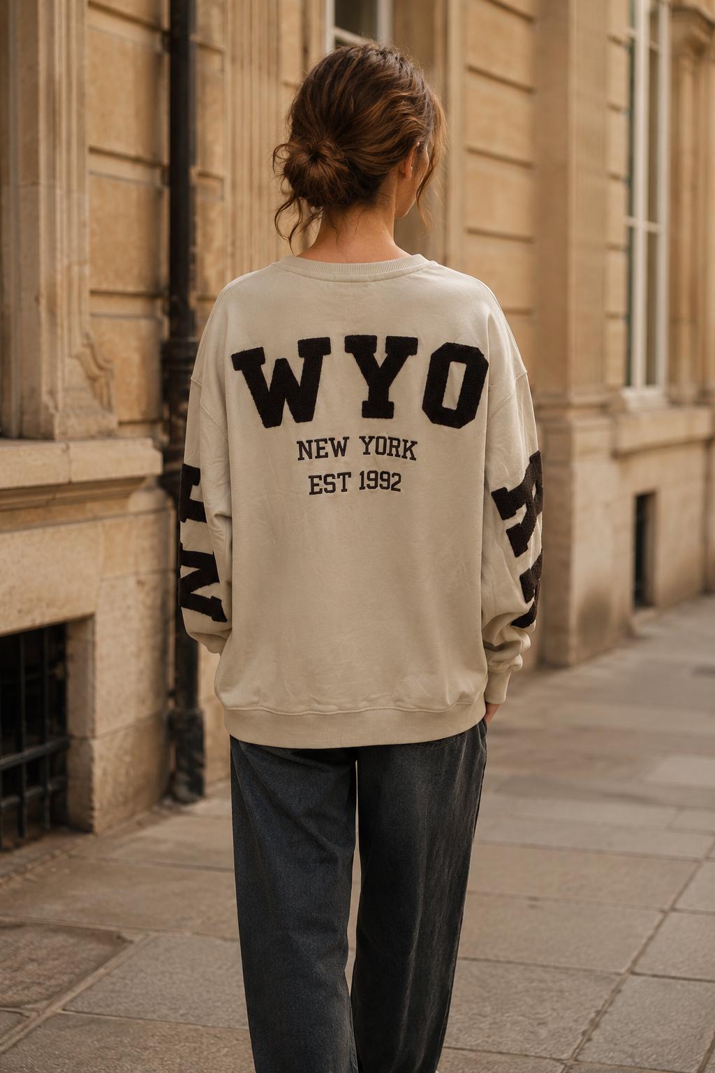 Sweat oversize style college