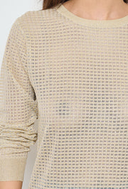 Pull maille carreaux femme